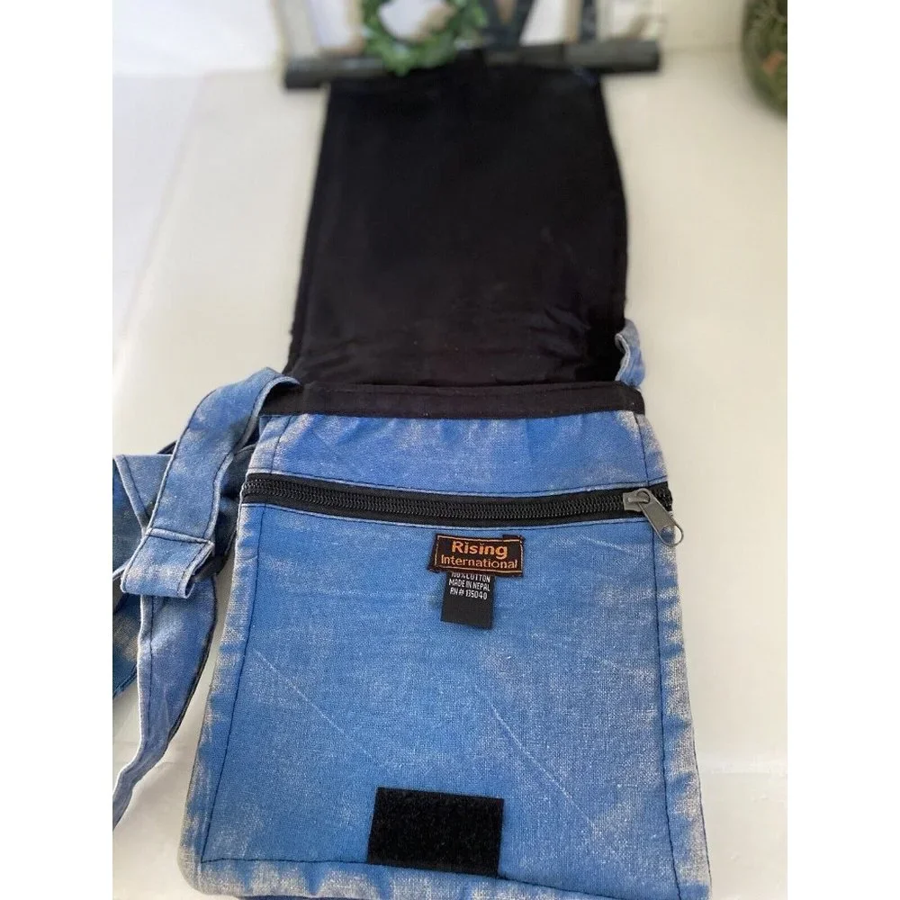 Rising‎ International Hippie Boho Bag Crossbody Handcrafted Made In Nepal 10